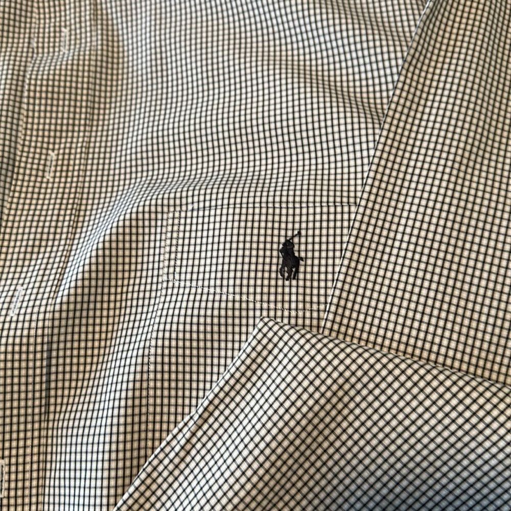 Big and Tall Ralph Lauren Polo - Classic Button Down Shirt. - Picture 2 of 5